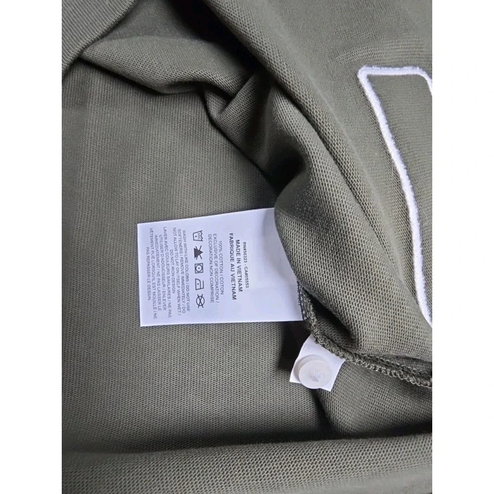 Jordan Essentials Men's Long-Sleeve Rugby Top  Cargo Khaki LARGE HF9323-325 NWT